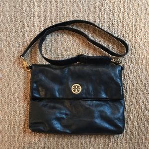 Black Tory Burch Clutch with Strap